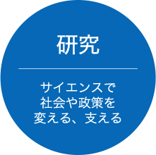 研究 サイエンスで社会や政策を変える、支える